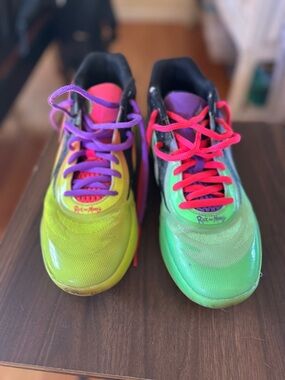 Puma Rick and Morty Lamelo Ball men's Neon basketball shoes